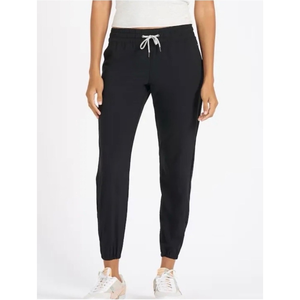 Vuori Performance Joggers Black Women Activewear Drawstring Pants XS